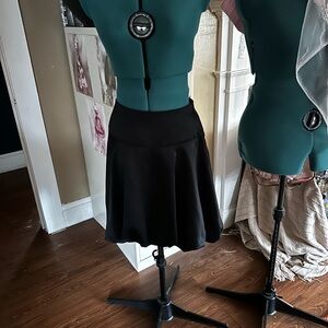 White House Black Market Classic Black Skater Skirt